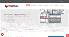 Desktop Screenshot of lampungwebsite.com