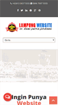 Mobile Screenshot of lampungwebsite.com